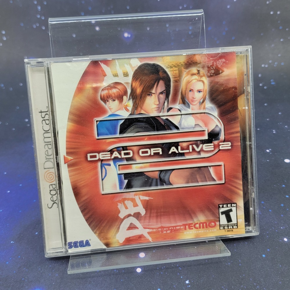 CASE ONLY - Dead or Alive 2 Sega Dreamcast T-3601N Tecmo No Game; Damaged Manual